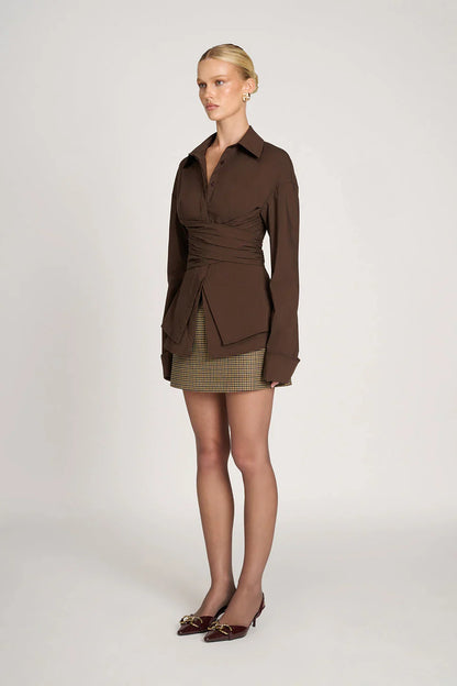 Freya | Vücuda Oturan Sarma Gömlek