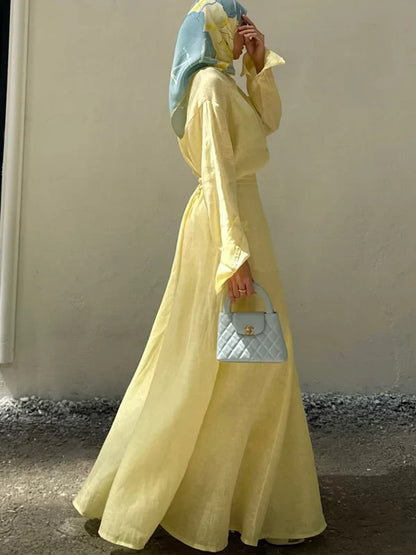 Anaya - 2 Parçalı Keten Set